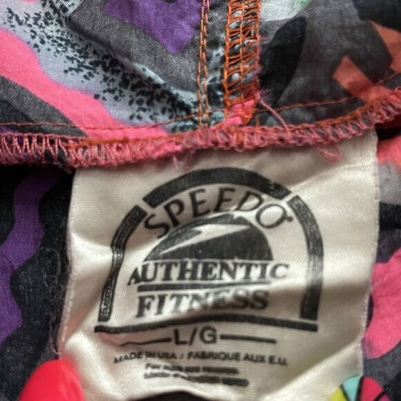 Vintage Speedo Authentic Fitness Windbreaker Jacket Women’s Large Pink - Picture 2 of 7